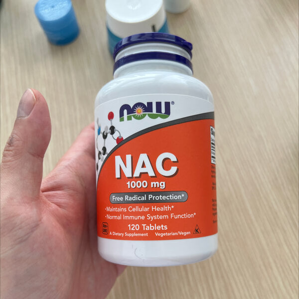 NOW NAC (N-Acetyl Cysteine) 1000 mg 120 Tablets