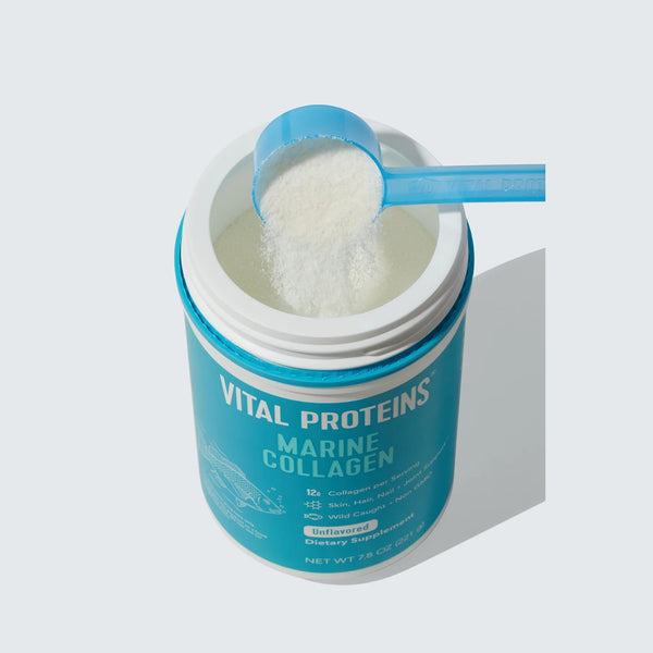 Hydrolyzed Marine Collagen Peptides Powder Supplement for Skin Hair Nail Joint