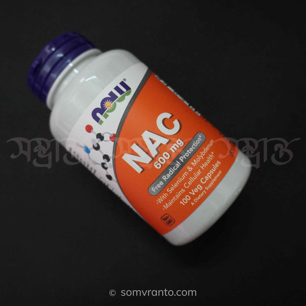 NOW NAC (N-Acetyl Cysteine) 600 mg with Selenium & Molybdenum