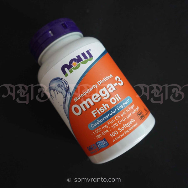 NOW Omega-3 Fish Oil Softgel