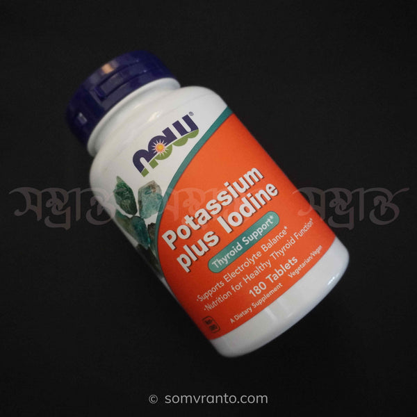 NOW Potassium plus Iodine for Hormone Support