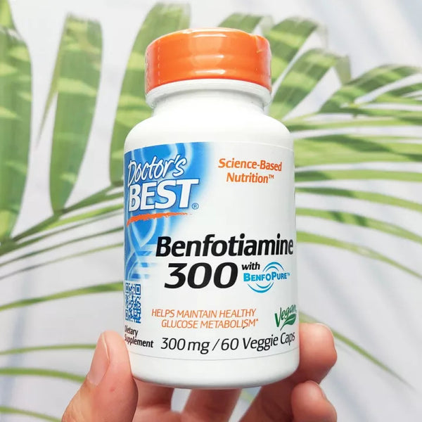 Doctor's Best, Benfotiamine with BenfoPure, 300 mg, 60 VCAPS