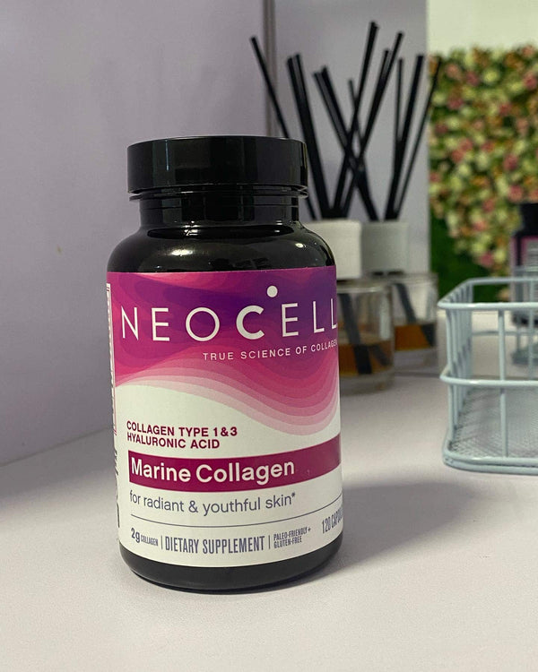 NeoCell Marine Collagen with Hyaluronic Acid and Vita-Mineral Youth Boost