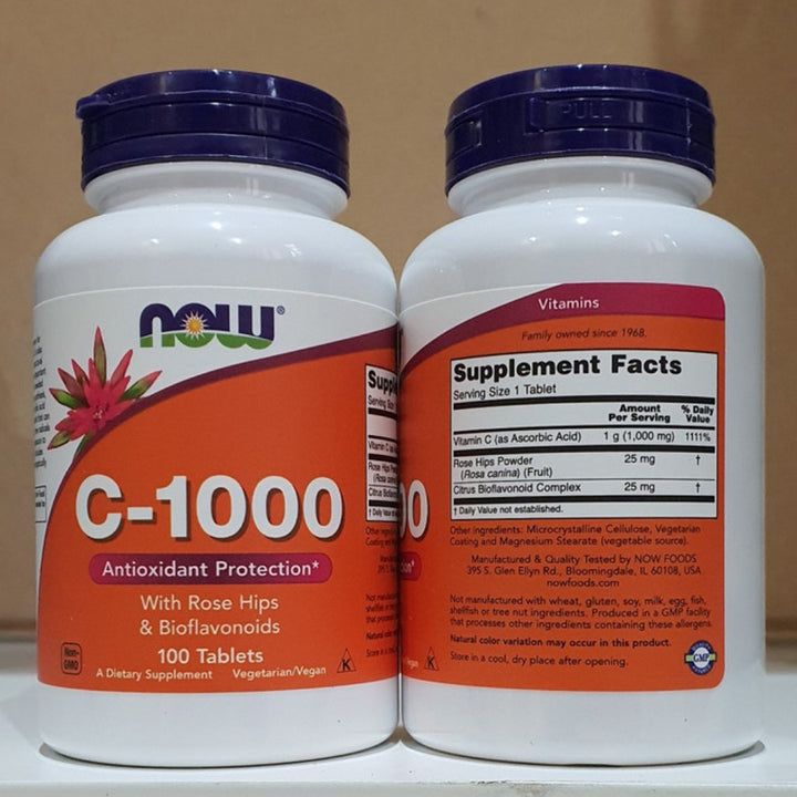 Now Vitamin C 1000 with Rose Hips &amp; Bioflavonoids Price in Somvranto Bangladesh