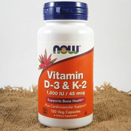 Now Vitamin D3 & K2